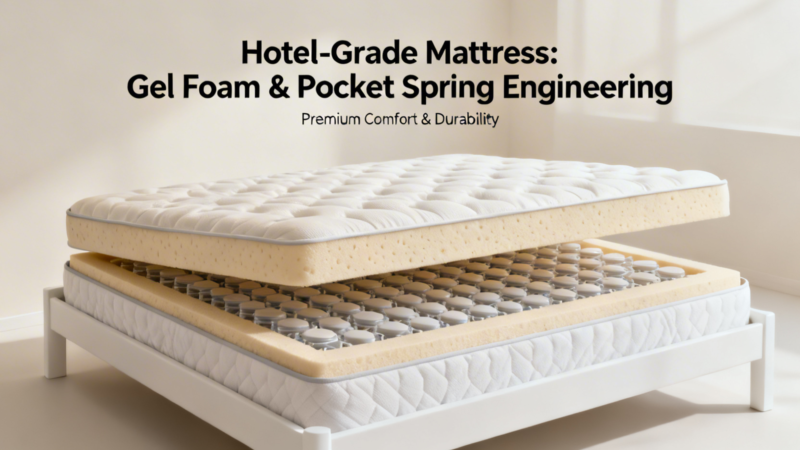 Hotel-Grade Mattress: Gel Foam & Pocket Spring Engineering